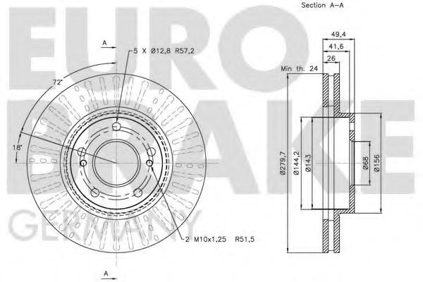 EUROBRAKE 5815202267