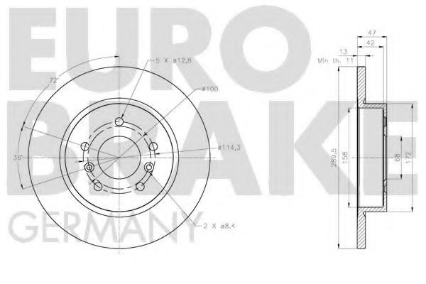 EUROBRAKE 5815202291
