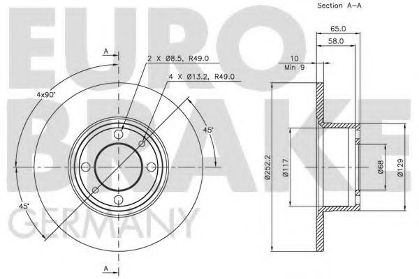 EUROBRAKE 5815202305