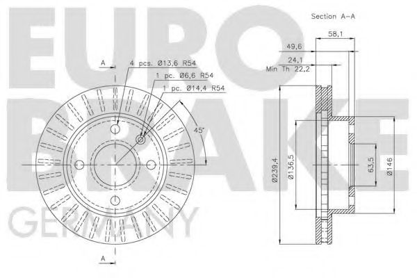 EUROBRAKE 5815202514