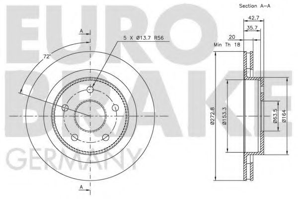 EUROBRAKE 5815202539