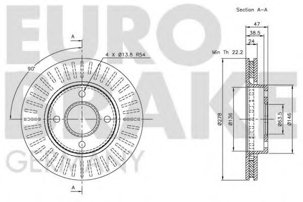 EUROBRAKE 5815202542