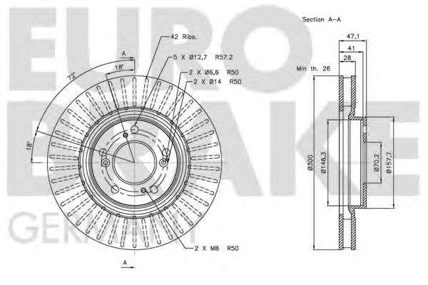 EUROBRAKE 5815202624