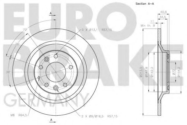EUROBRAKE 5815203265