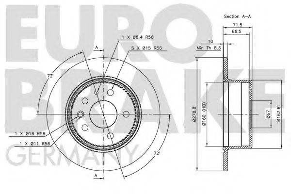 EUROBRAKE 5815203305