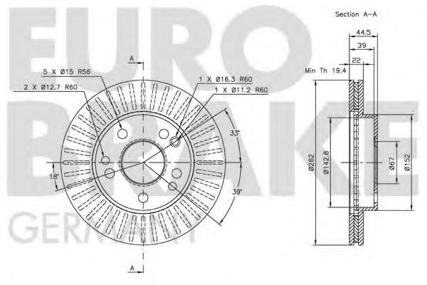 EUROBRAKE 5815203313