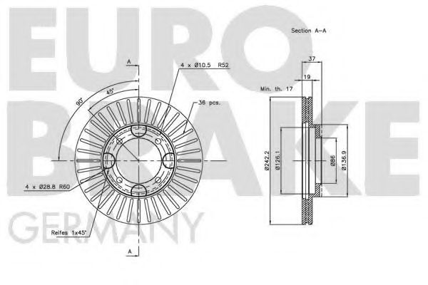 EUROBRAKE 5815203408