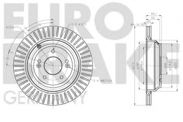 EUROBRAKE 5815203454