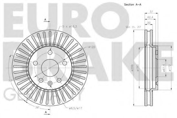 EUROBRAKE 5815203667