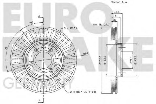 EUROBRAKE 5815203727