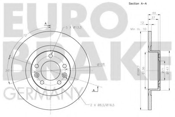 EUROBRAKE 5815203744