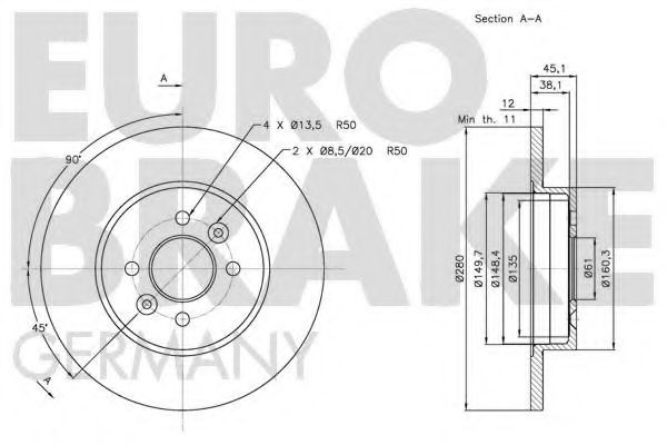 EUROBRAKE 5815203941