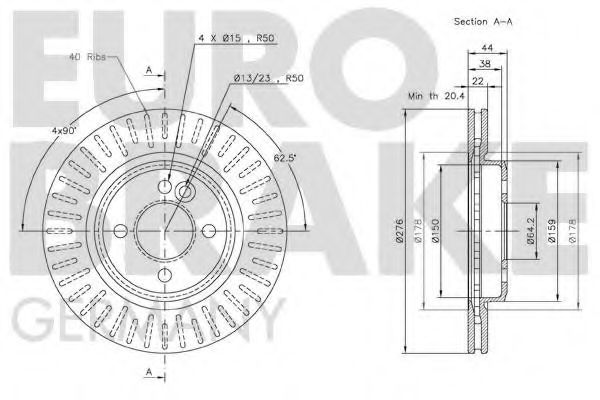 EUROBRAKE 5815204016