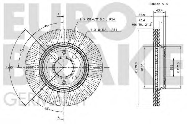 EUROBRAKE 5815204106