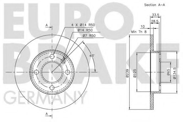 EUROBRAKE 5815204754