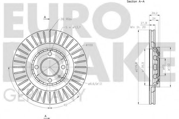 EUROBRAKE 5815204755