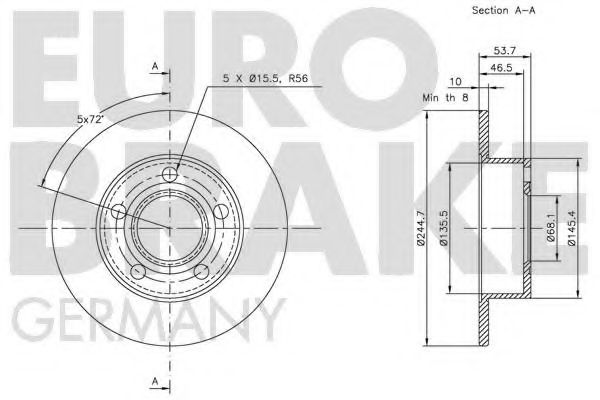 EUROBRAKE 5815204764