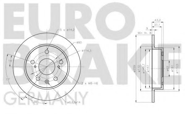 EUROBRAKE 5815205232