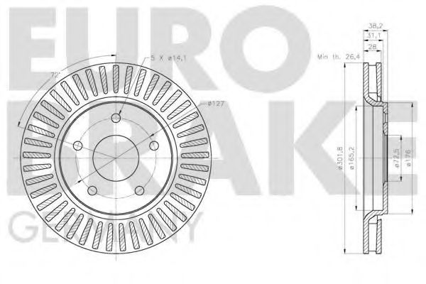 EUROBRAKE 5815209333