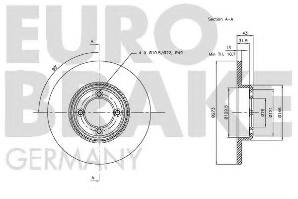 EUROBRAKE 5815209906