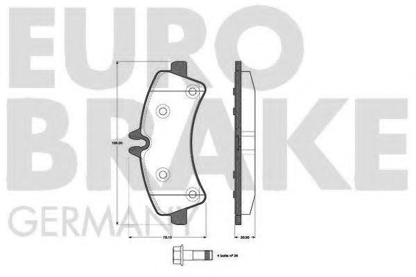 EUROBRAKE 5502223365