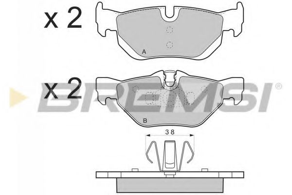 BREMSI BP3363