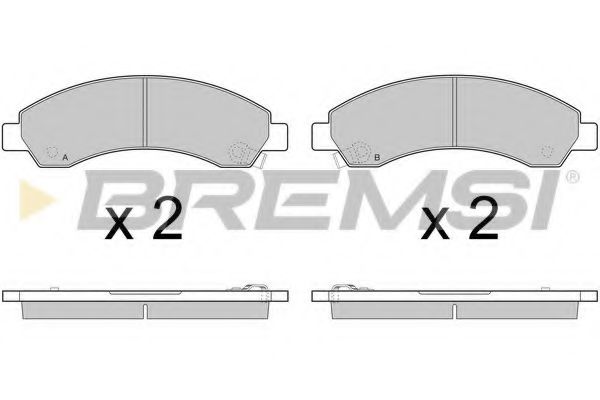BREMSI BP3411