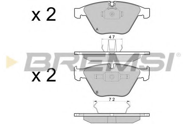 BREMSI BP3454