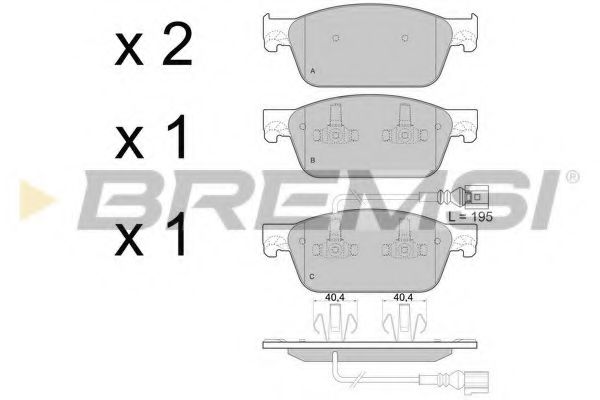 BREMSI BP3478