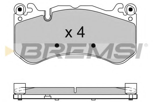 BREMSI BP3621