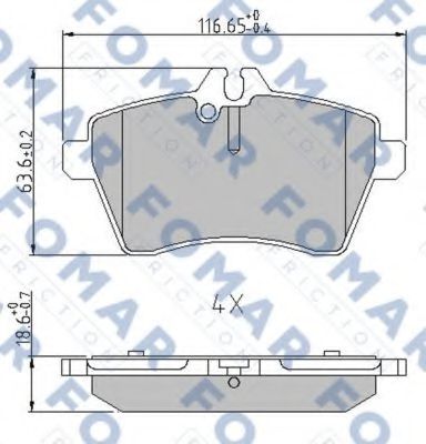 FOMAR Friction FO 929681