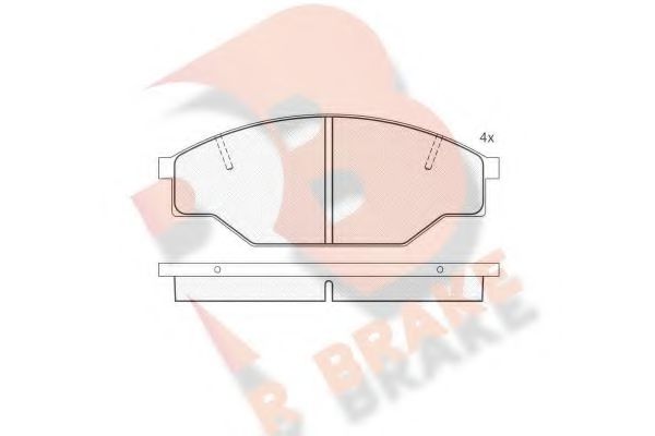 R BRAKE RB0614