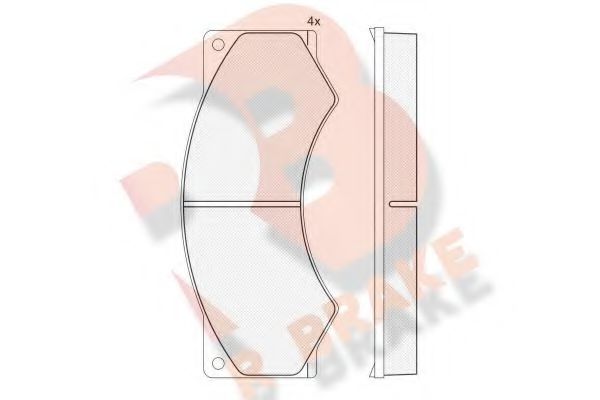 R BRAKE RB0764