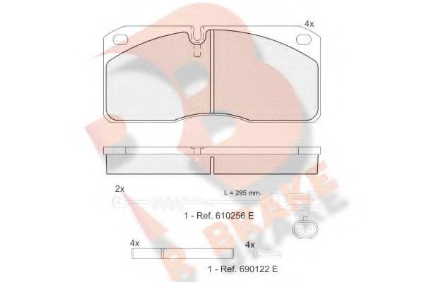 R BRAKE RB1078-117