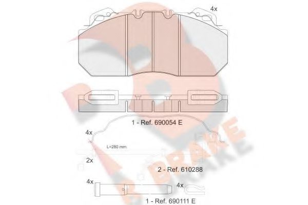 R BRAKE RB1163-119