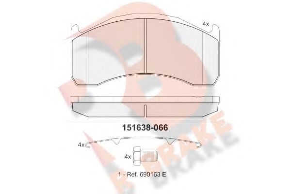 R BRAKE RB1638