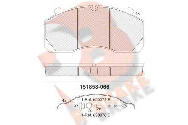 R BRAKE RB1858-066