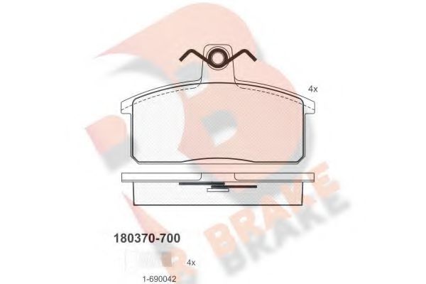 R BRAKE RB0370-700
