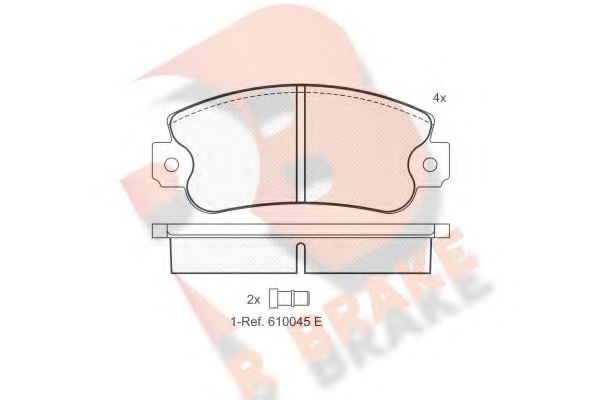 R BRAKE RB0418