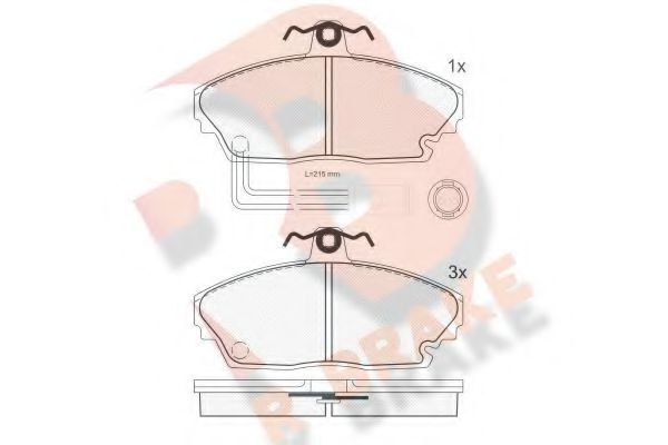 R BRAKE RB0676