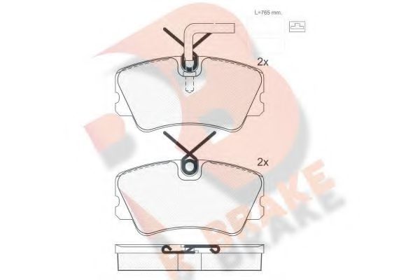R BRAKE RB0698