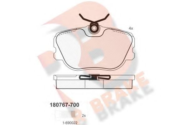 R BRAKE RB0767-700