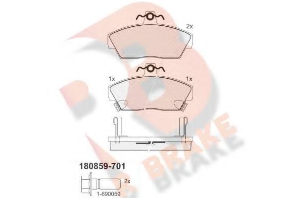 R BRAKE RB0859-701