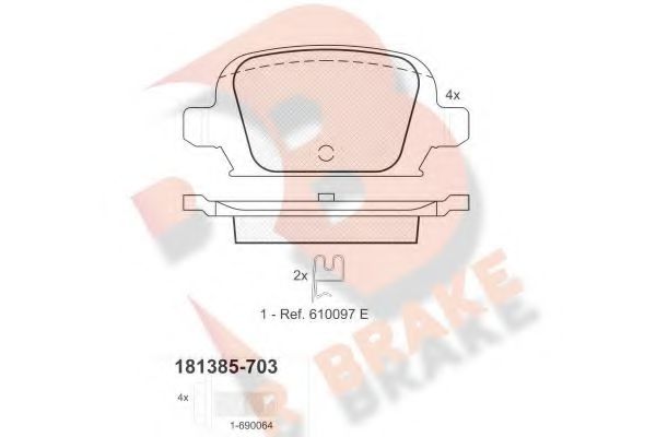 R BRAKE RB1385-703