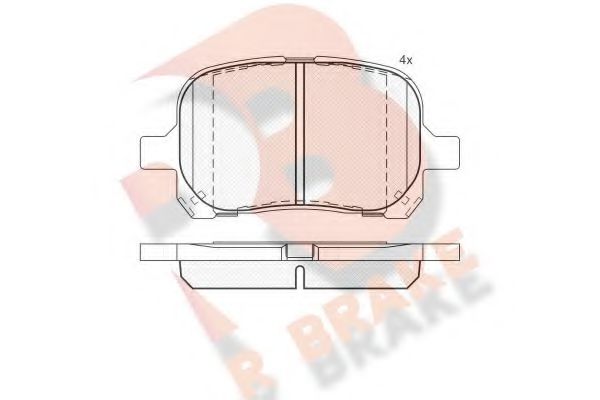 R BRAKE RB1632