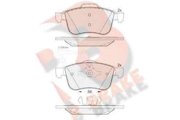 R BRAKE RB1772