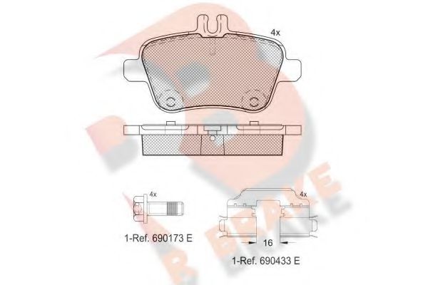 R BRAKE RB2039-067