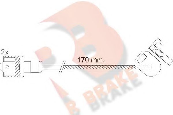 R BRAKE 610129RB