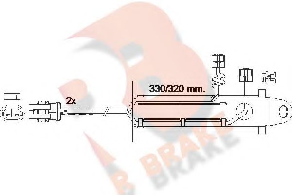 R BRAKE 610361RB