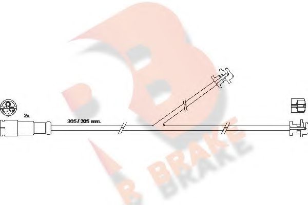 R BRAKE 610429RB